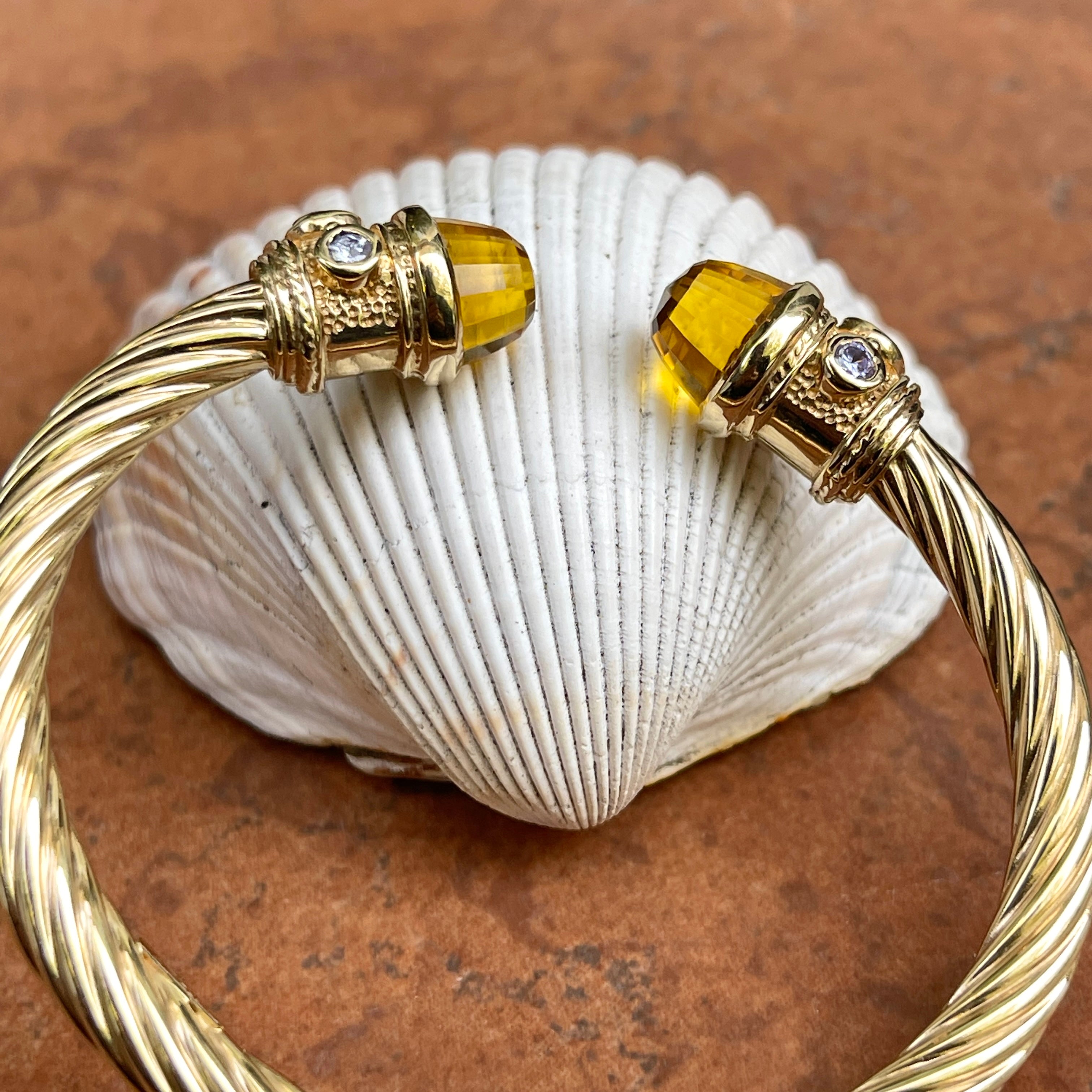 Citrine sale cuff bracelet