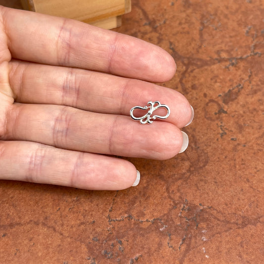 Sterling Silver Stylized S-Hook Extender Clasp