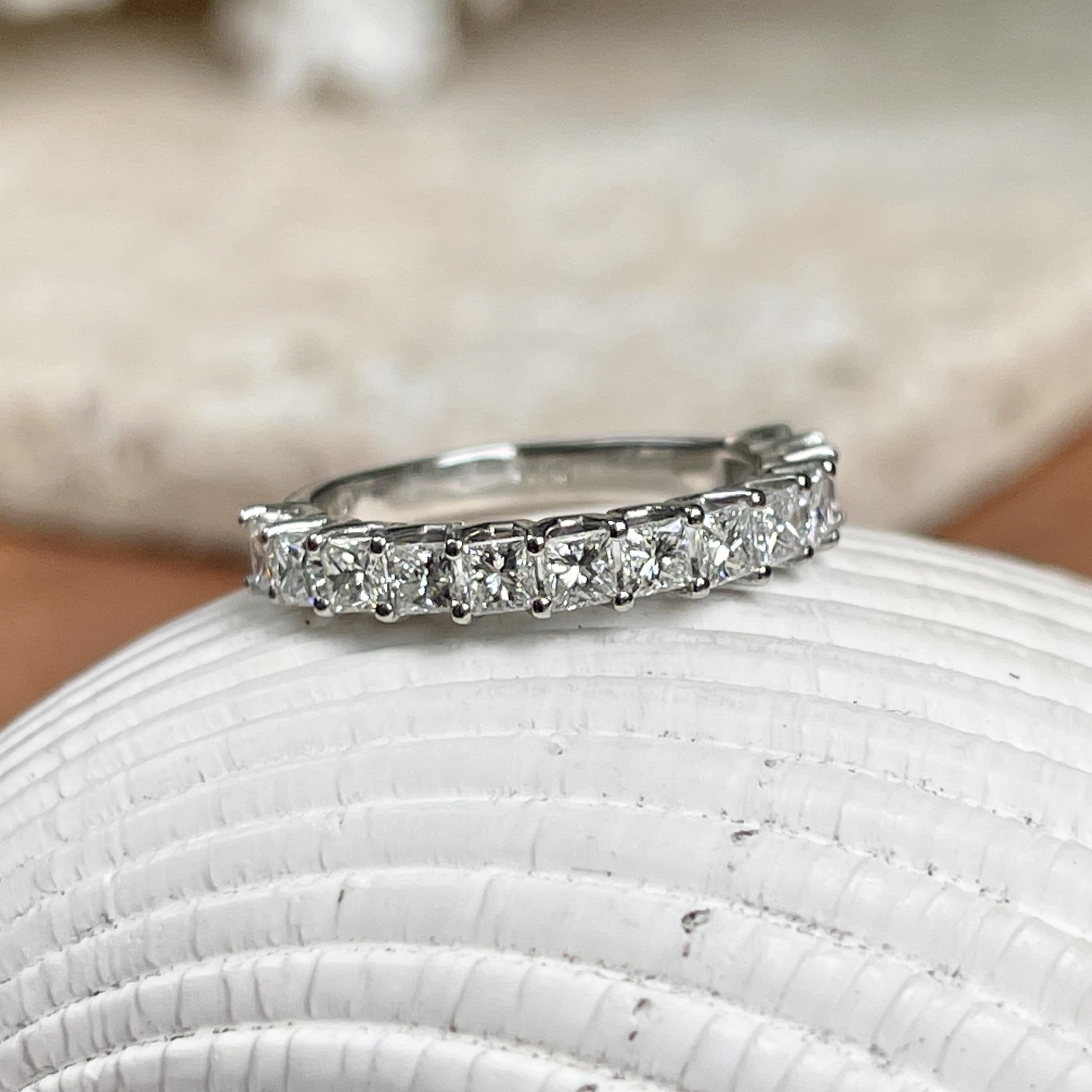 Eternity platinum diamond ring Clearance