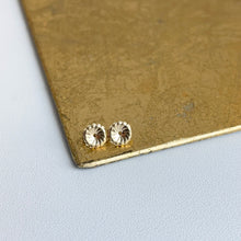 Load image into Gallery viewer, 14KT Yellow Gold 7.2mm Friction Earring Backs