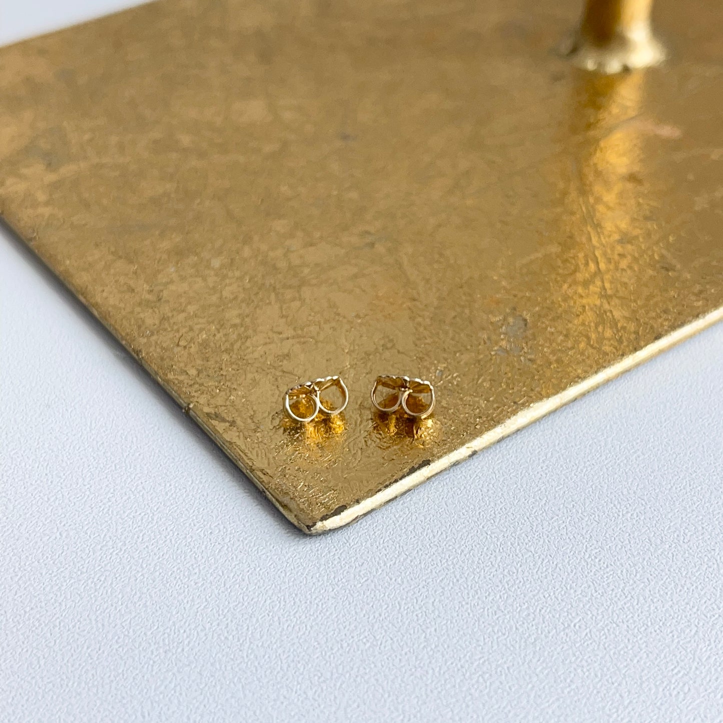 14KT Yellow Gold 7.2mm Friction Earring Backs