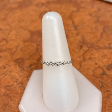 Load image into Gallery viewer, Sterling Silver Scattered Bead Stackable Ring