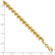 Load image into Gallery viewer, 14KT Yellow Gold Polished 4.95mm San Marco Bracelet