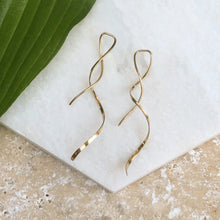 Load image into Gallery viewer, 14KT Yellow Gold Filled Twist Ear Wire Earrings, 14KT Yellow Gold Filled Twist Ear Wire Earrings - Legacy Saint Jewelry