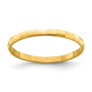 14KT Yellow Gold Thin Bamboo Toe Ring, 14KT Yellow Gold Thin Bamboo Toe Ring - Legacy Saint Jewelry