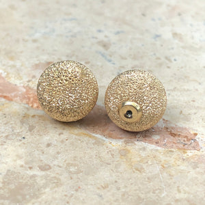Yellow Gold-Filled Diamond-Cut Earring Backs, Yellow Gold-Filled Diamond-Cut Earring Backs - Legacy Saint Jewelry