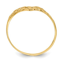 Load image into Gallery viewer, 14KT Yellow Gold Diamond-Cut Filigree Ring, 14KT Yellow Gold Diamond-Cut Filigree Ring - Legacy Saint Jewelry