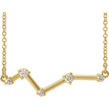 Load image into Gallery viewer, 14KT Yellow Gold Diamond Constellation Necklace, 14KT Yellow Gold Diamond Constellation Necklace - Legacy Saint Jewelry