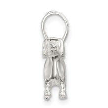 Load image into Gallery viewer, Sterling Silver Dachshund Pendant Charm, Sterling Silver Dachshund Pendant Charm - Legacy Saint Jewelry