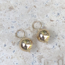 Load image into Gallery viewer, 14KT Yellow Gold Polished Round Ball Earring Charms, 14KT Yellow Gold Polished Round Ball Earring Charms - Legacy Saint Jewelry