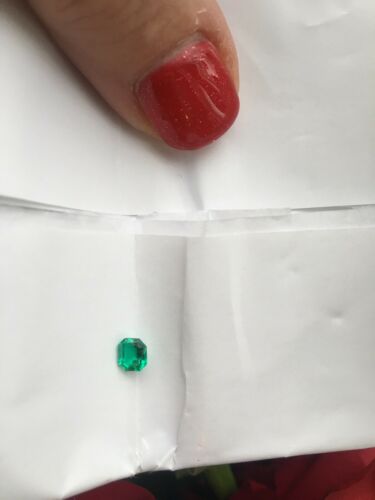 Colombian Emerald Cut Loose Emerald .41 CT - Legacy Saint Jewelry