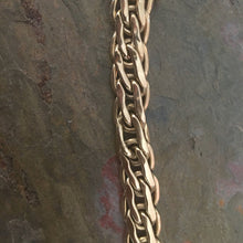 Load image into Gallery viewer, Estate 14KT Yellow Gold Weave Link Shiny Bracelet - Legacy Saint Jewelry