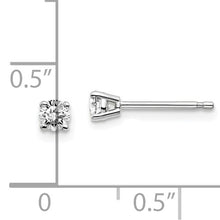 Load image into Gallery viewer, 14KT White Gold 1/4 CTW Lab Diamond 4 Prong Stud Earrings, 14KT White Gold 1/4 CTW Lab Diamond 4 Prong Stud Earrings - Legacy Saint Jewelry
