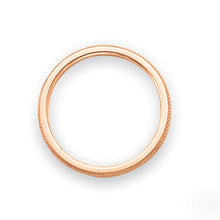 Load image into Gallery viewer, 14KT Rose Gold Milgrain Thin Band Ring, 14KT Rose Gold Milgrain Thin Band Ring - Legacy Saint Jewelry