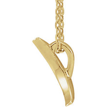 Load image into Gallery viewer, 14KT Yellow Gold Crescent Moon Pendant Chain Necklace, 14KT Yellow Gold Crescent Moon Pendant Chain Necklace - Legacy Saint Jewelry