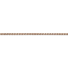 Load image into Gallery viewer, 14KT Rose Gold Diamond-Cut Cable Chain Anklet 1.8mm, 14KT Rose Gold Diamond-Cut Cable Chain Anklet 1.8mm - Legacy Saint Jewelry