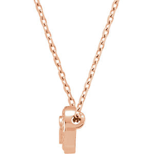 14KT Rose Gold Diamond Bezel Rope Chain Necklace, 14KT Rose Gold Diamond Bezel Rope Chain Necklace - Legacy Saint Jewelry