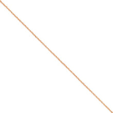 Load image into Gallery viewer, 14KT Rose Gold Ropa Chain Anklet 1.7mm, 14KT Rose Gold Ropa Chain Anklet 1.7mm - Legacy Saint Jewelry