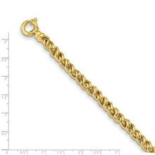 Load image into Gallery viewer, 14KT Yellow Gold Shiny Rounded Links Toggle Bracelet, 14KT Yellow Gold Shiny Rounded Links Toggle Bracelet - Legacy Saint Jewelry