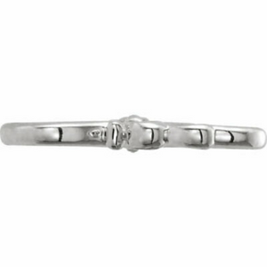 14KT White Gold Stylized S-Hook Extender Clasp, 14KT White Gold Stylized S-Hook Extender Clasp - Legacy Saint Jewelry