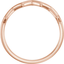Load image into Gallery viewer, 14KT Rose Gold Wave Stacking Ring, 14KT Rose Gold Wave Stacking Ring - Legacy Saint Jewelry