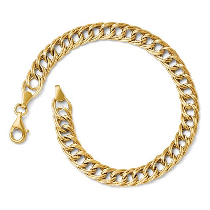 14KT Yellow Gold Gold Twisted Fancy Link Bracelet, 14KT Yellow Gold Gold Twisted Fancy Link Bracelet - Legacy Saint Jewelry