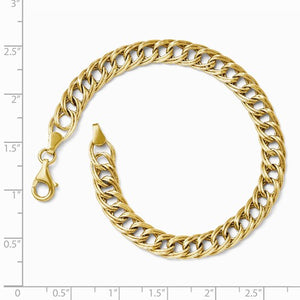14KT Yellow Gold Gold Twisted Fancy Link Bracelet, 14KT Yellow Gold Gold Twisted Fancy Link Bracelet - Legacy Saint Jewelry